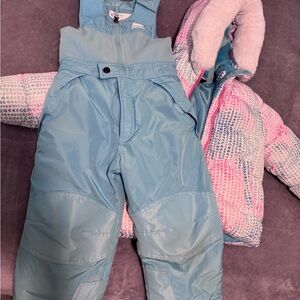 Kids Blue Snow Bib & Jacket